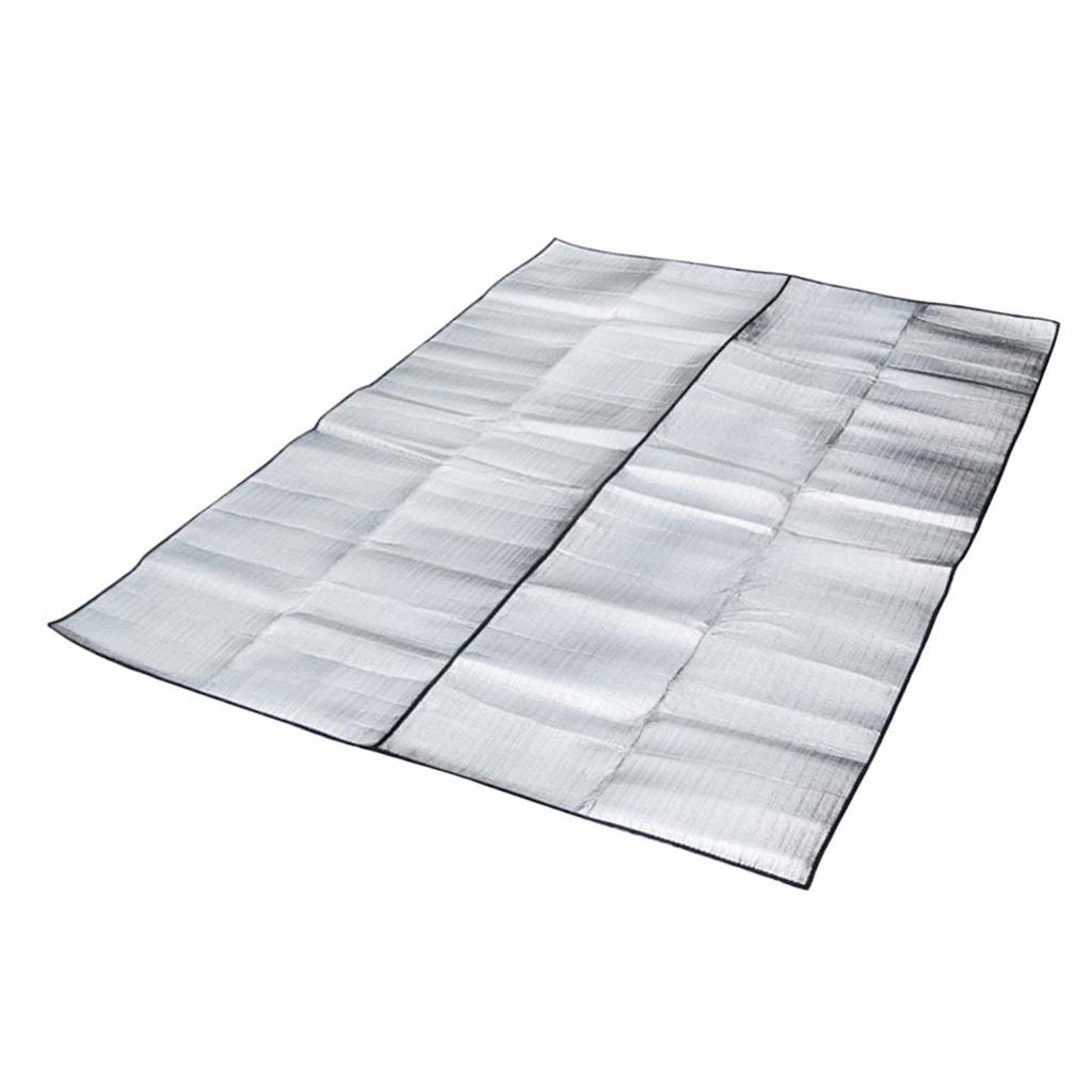 Aluminum Foil Foldable Waterproof Camping Blanket Picnic Beach Mat