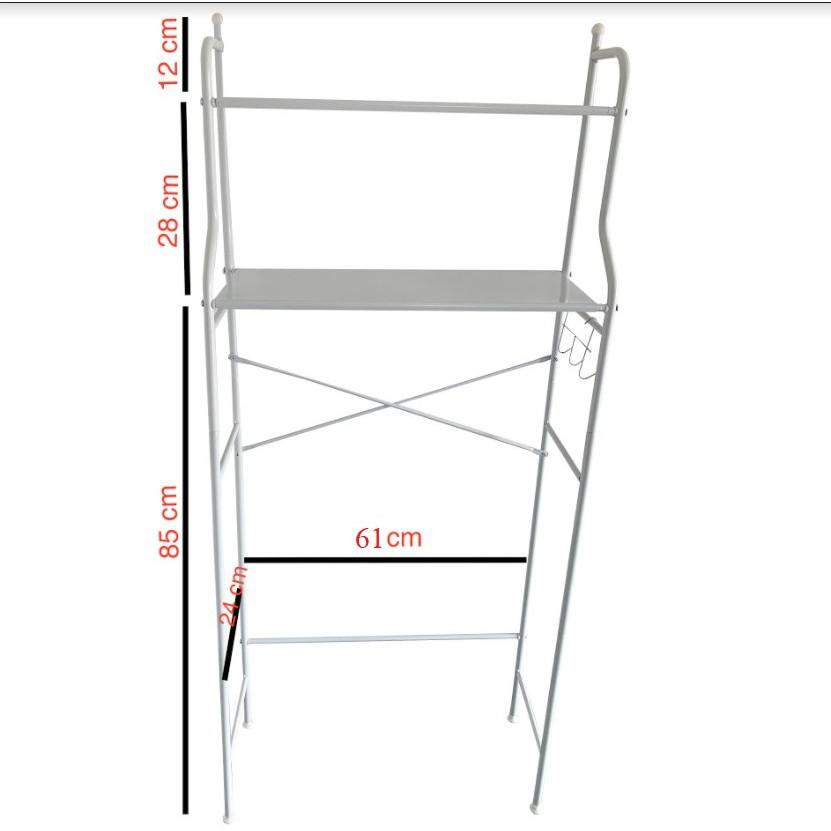 Kệ để đồ trên bồn cầu tiện lợi - Kệ nhà tắm kệ để đồ phòng tắm, nhà vệ sinh đa năng tiết kiệm không gian