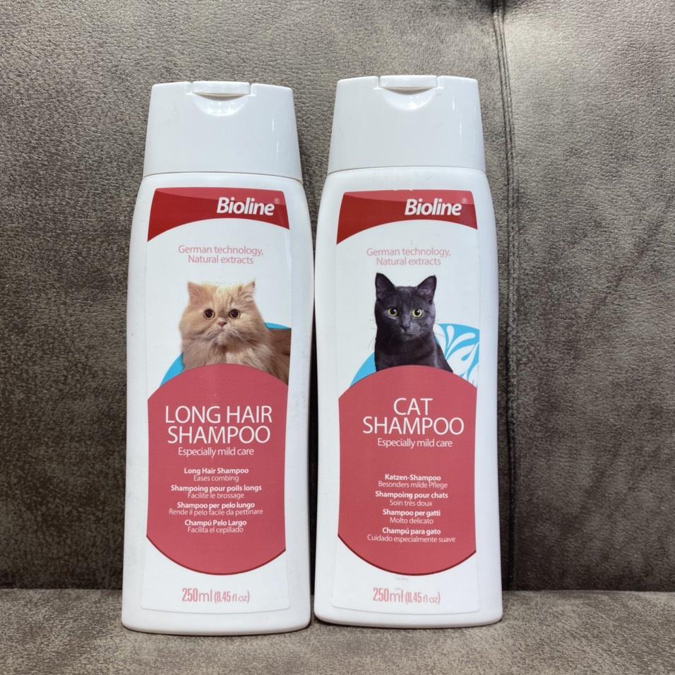 Cat Shampoo - Sữa tắm chuyên dùng giành cho mèo anh - lông ngắn - lông dài Bioline