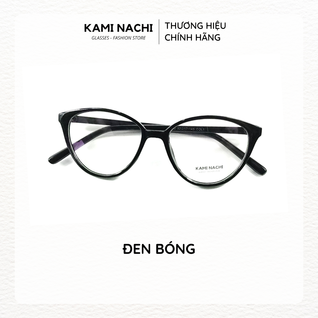 Gọng kính nhựa dáng mắt mèo KAMI NACHI phong cách tự do 2360