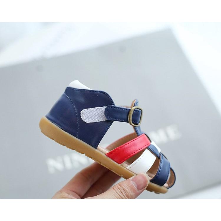Giày sandal quai hậu cho bé trai phong cách Hàn Quốc size 21-30 hàng Quảng Châu cao cấp