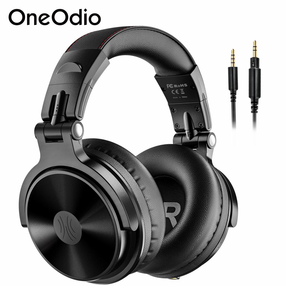 Oneodio Bluetooth 5.2 Tai nghe tai nghe không dây có micrô 90 giờ có thể gập lại trên tai nghe điện thoại di động