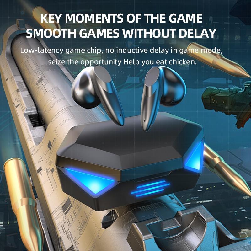 Tai nghe chơi game SPRISE 2021 không dây kết nối Bluetooth âm thanh HIFI 5.2 chuyên dụng