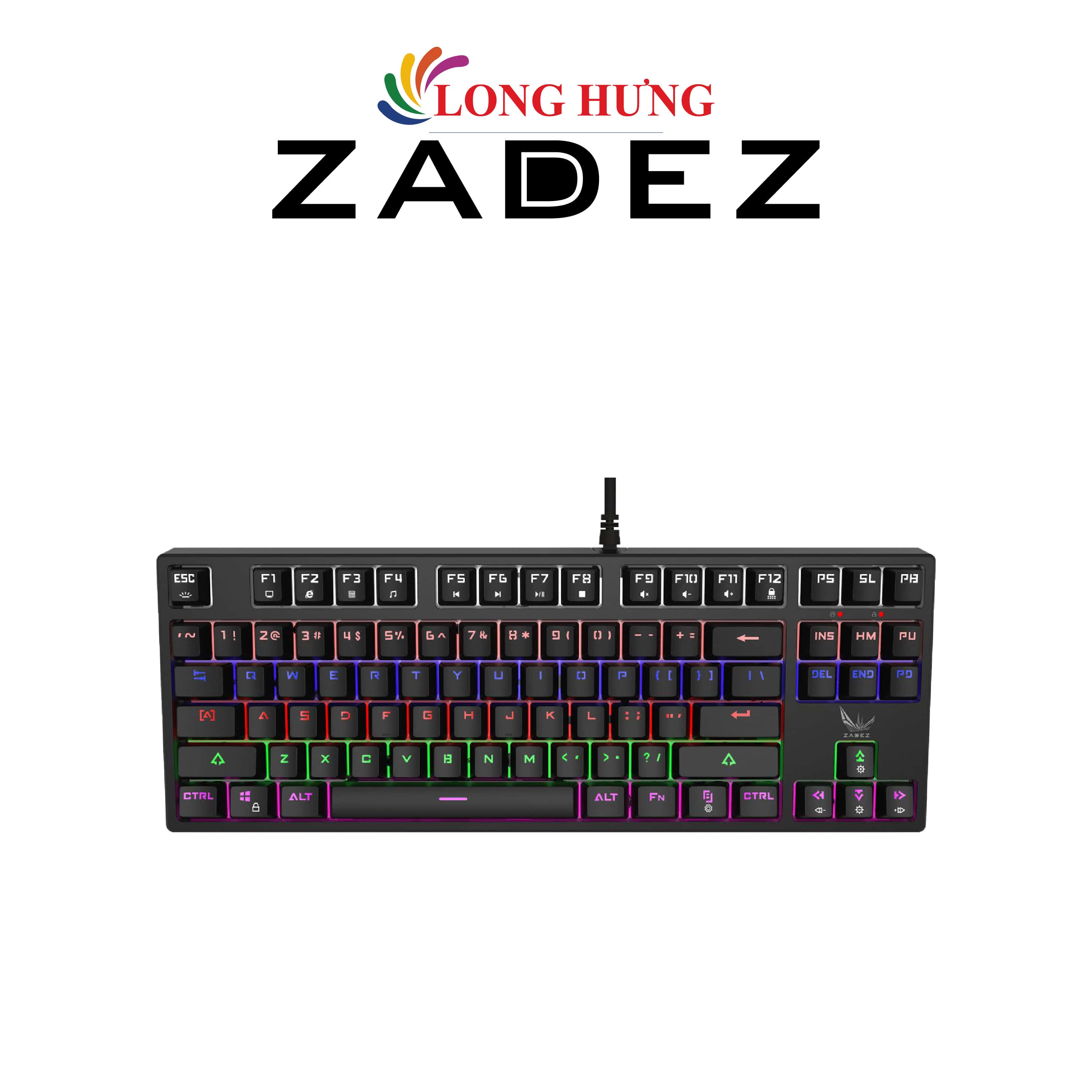 Bàn phím cơ có dây Gaming Zadez GT-021K - Hàng chính hãng