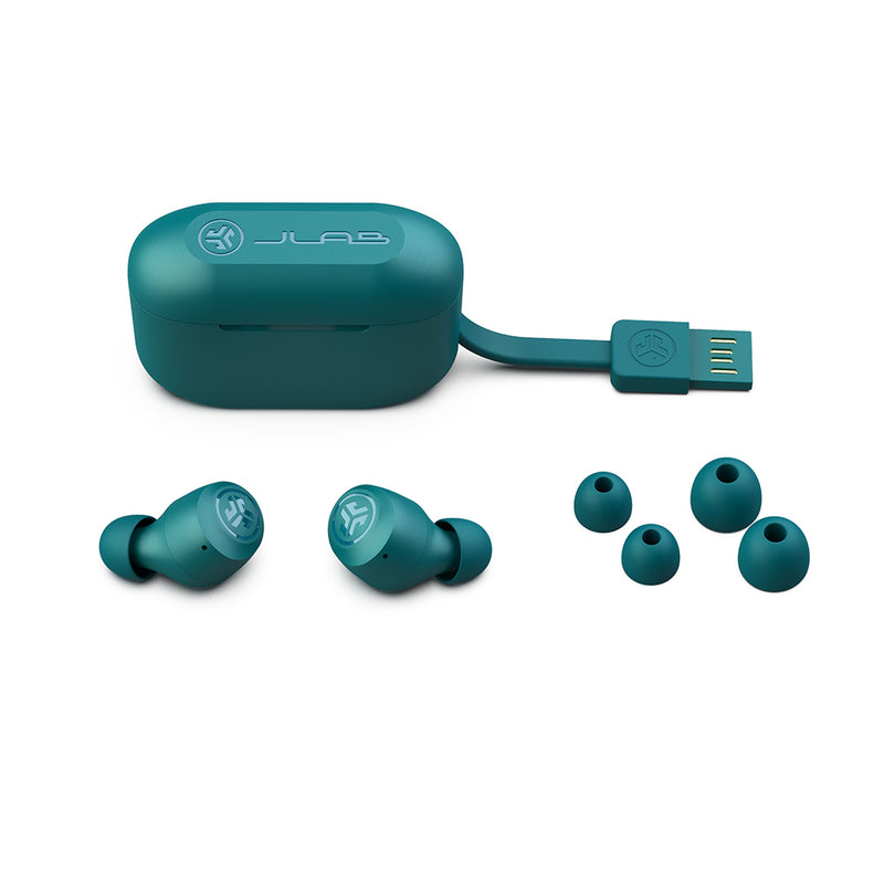 Tai nghe Bluetooth True Wireless Go Air Pop JLab màu mòng két (teal) - Hàng chính hãng