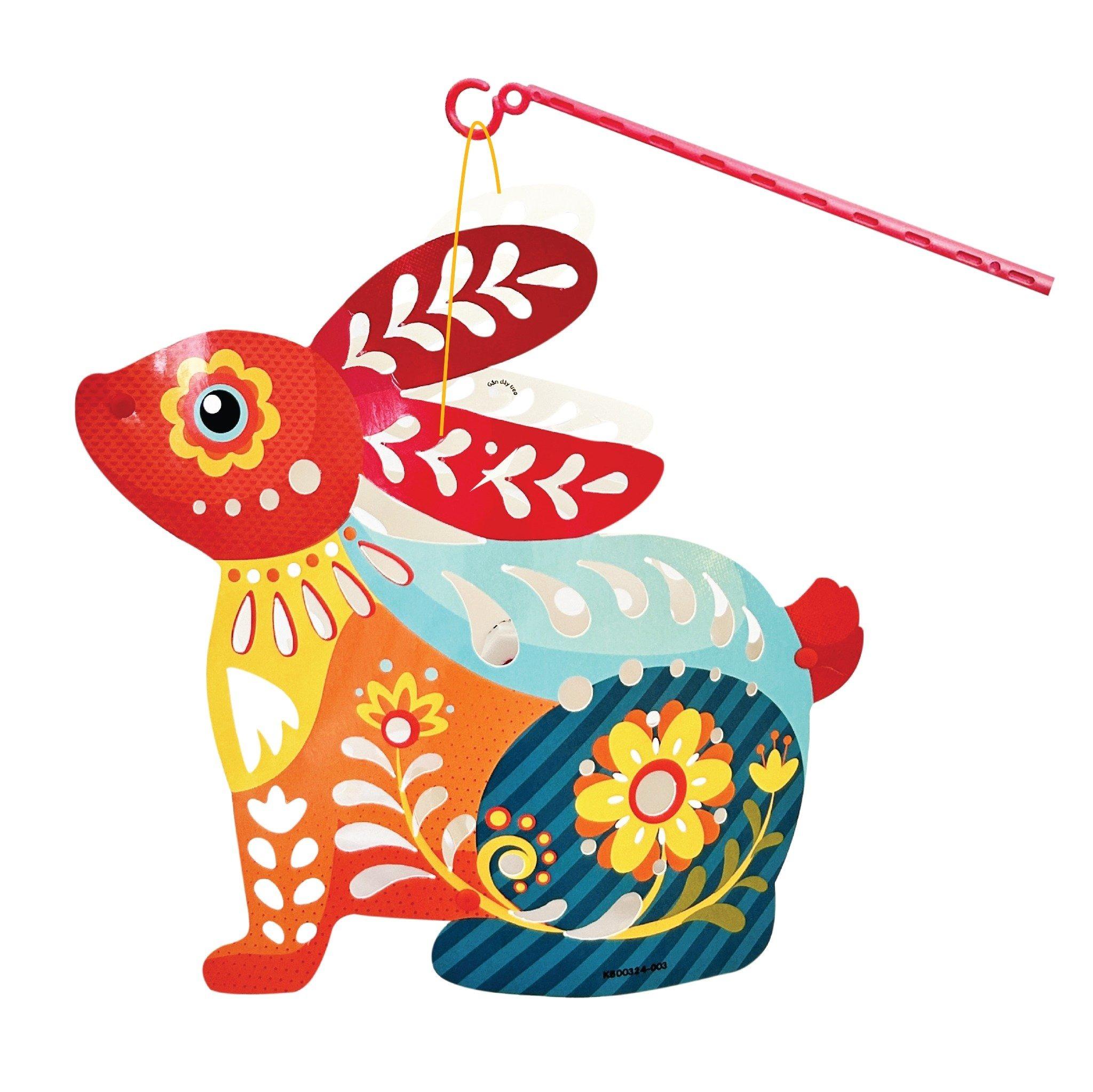 Lồng Đèn Sáng Tạo - Ánh Sáng Đêm Trăng - Hình Thỏ - Happy Kibu KB00324-003