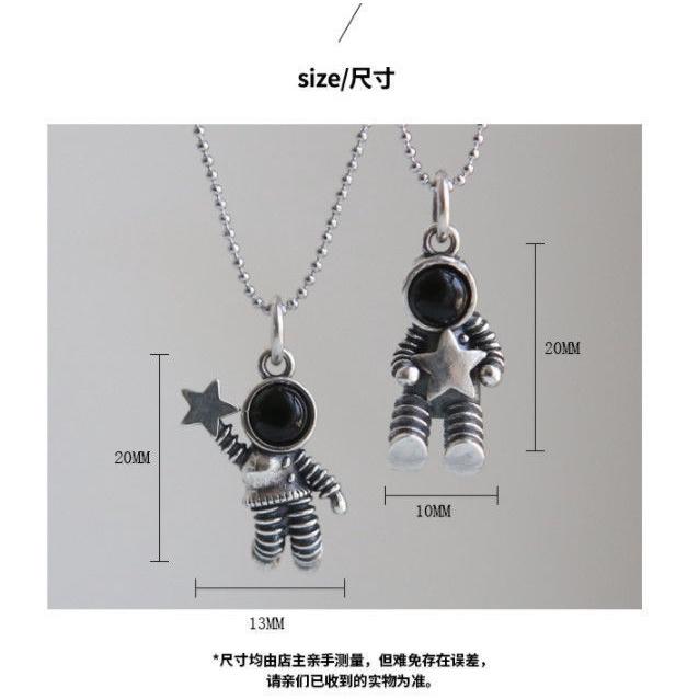 Dây chuyền nữ MidLine PHG01 phi hành gia cực đẹp phong cách Hip hop kiểu Hàn Quốc thời trang cá tính