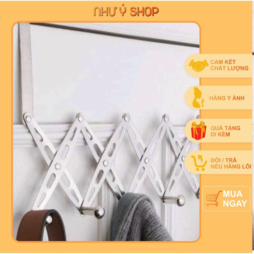 Móc Treo Đồ Sau Cửa Bằng Inox Hình Ziczac Co Dãn Theo Nhu Cầu Siêu Tiện Lợi