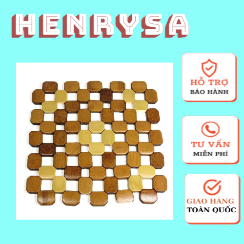 Lót nồi cao cấp ghép từ các miếng trúc - Chính hãng HENRYSA