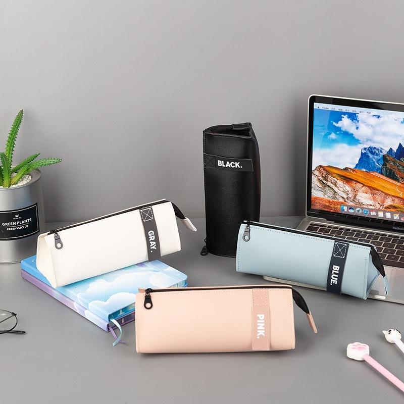 Hộp Đựng Bút Học Sinh Bằng Da 4 Màu BU15