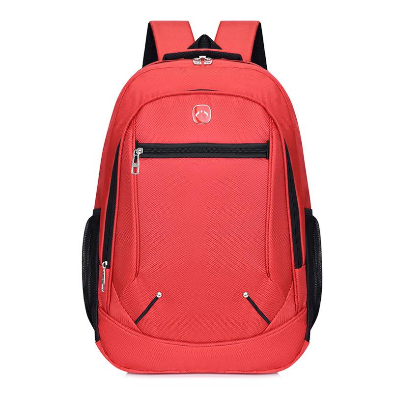 Thời Trang Công Suất Lớn Nam Sinh Viên Schoolbag Khoác Màu Chất Liệu Polyester Người Đàn Ông Của Ba Lô Đa Chức Năng Đơn Giản Túi