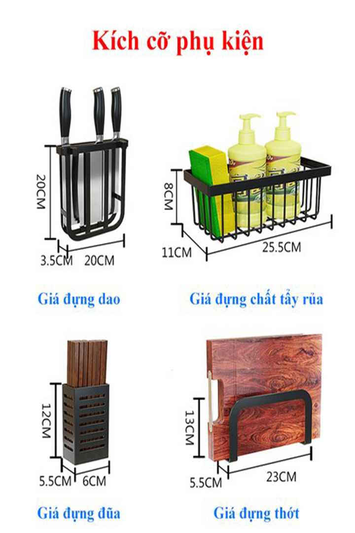 Kệ để trên bồn rửa KN 11 phiên bản 85cm