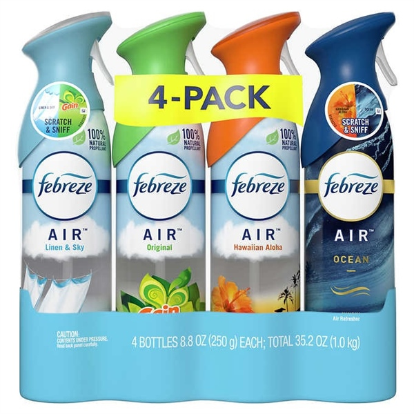 Set Xịt phòng khử mùi Febreze Air Refresher Spray (05631) (SET 4)