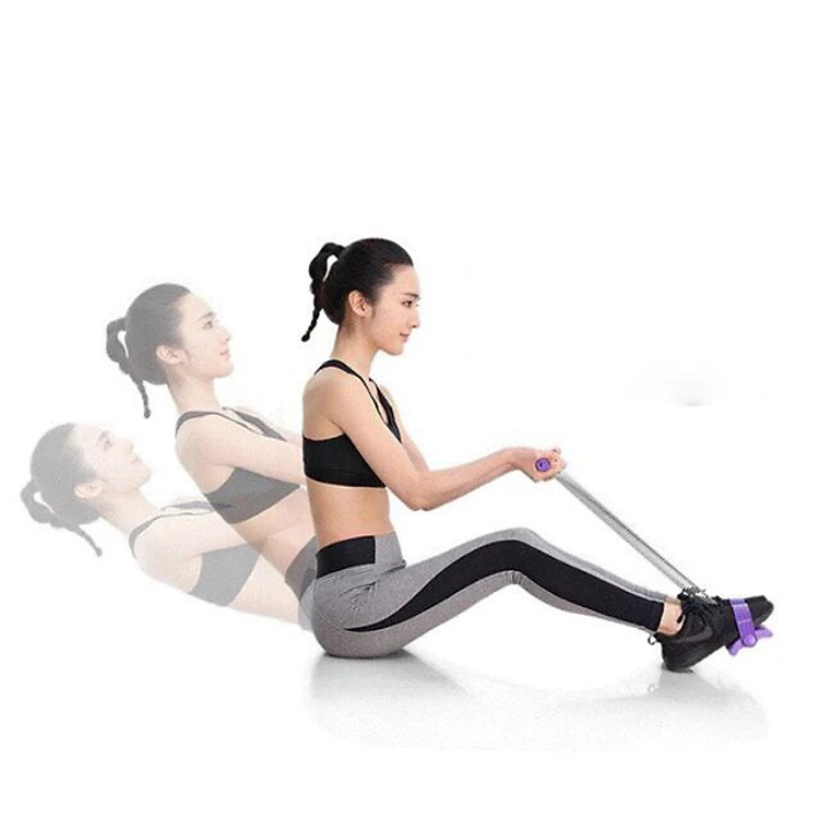 Dụng Cụ Tập Thể Dục Cho Lưng, Bụng Có Dây Kéo Lò Xo - Hàng chính hãng
