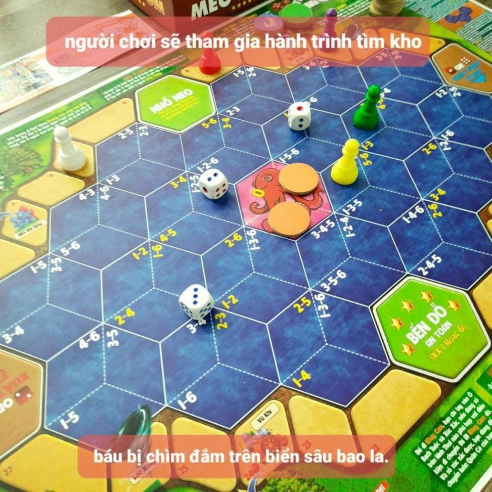 Boardgame Đi Tìm Kho Báu Mini 6 - Foxi