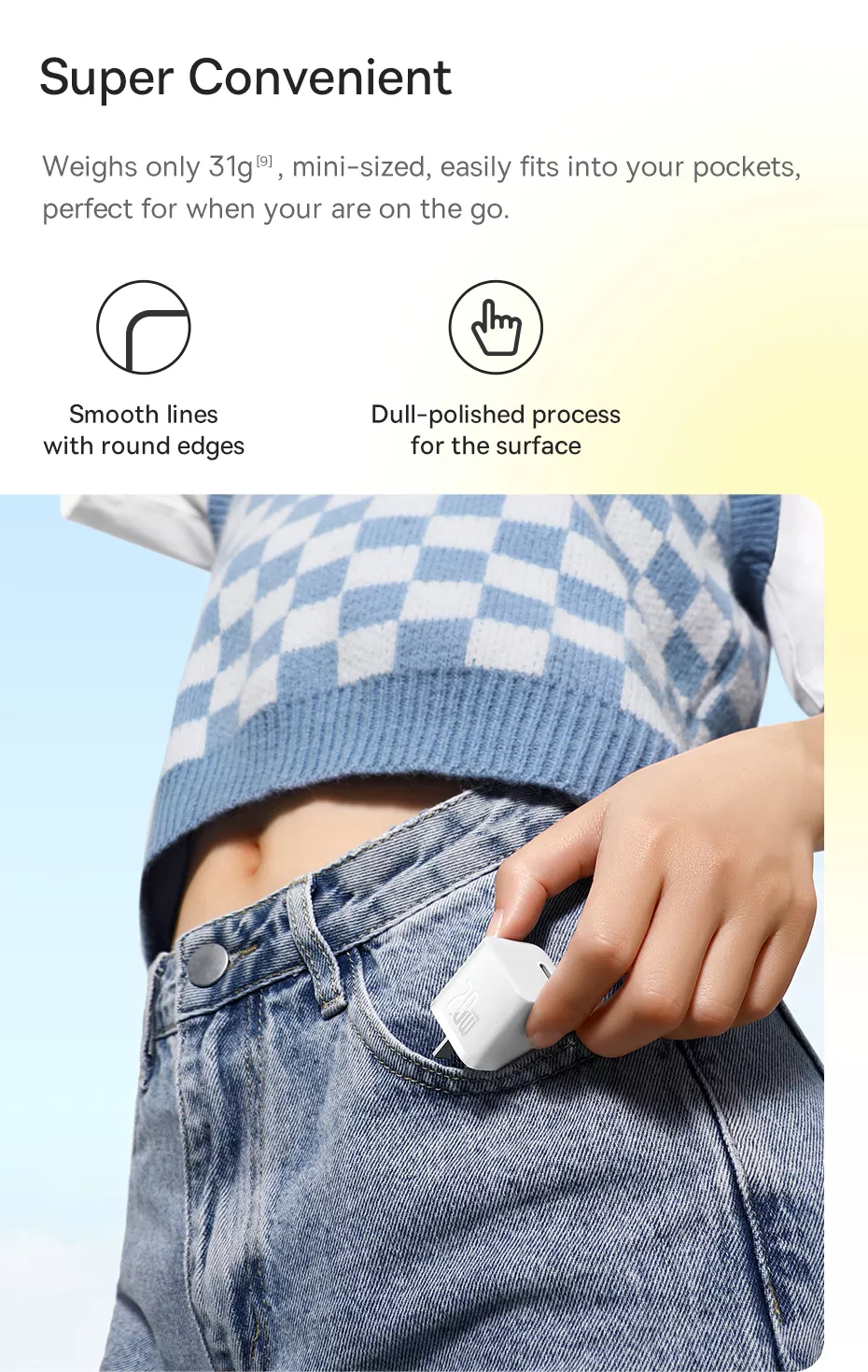 Hình ảnh Củ Sạc Nhanh Cho IPhone 20W Baseus GaN5 Fast Charger - Công Nghệ Power Delivery 3.0 QC 3.0 - Tích Hợp Chip Thông Minh - Công Nghệ Kiểm Soát Nhiệt Độ BCT - Hàng Chính Hãng