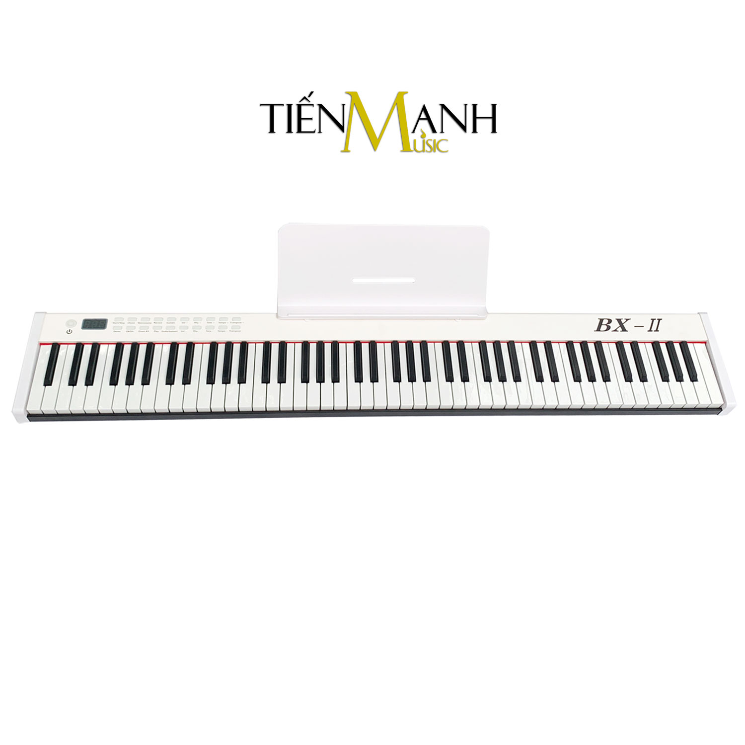 Đàn Piano Điện Bora BX-II (Trắng) - 88 Phím nặng Cảm ứng lực BX2 Midi Keyboard Controllers BX02 - Kèm Móng Gẩy DreamMaker