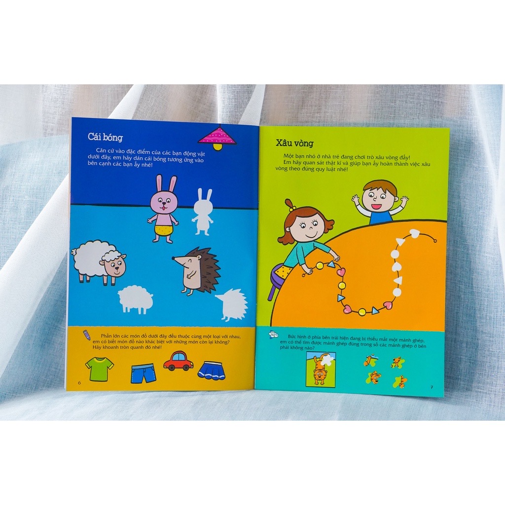 Sách - 300 miếng bóc dán sticker thông minh cho bé 3-12 tuổi