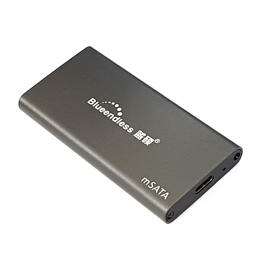 Box SSD MSATA USB-A-C 3.1 Blueendless M3C- 4021-Hàng Nhập Khẩu