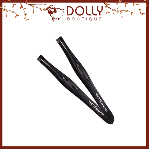 Nhíp Đầu Bằng Vacosi Flat Tweezers T01