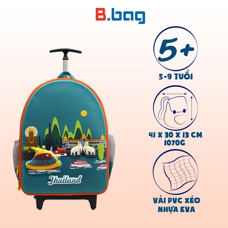 Balo cần kéo B.bag Around the World dành cho học sinh cấp 1