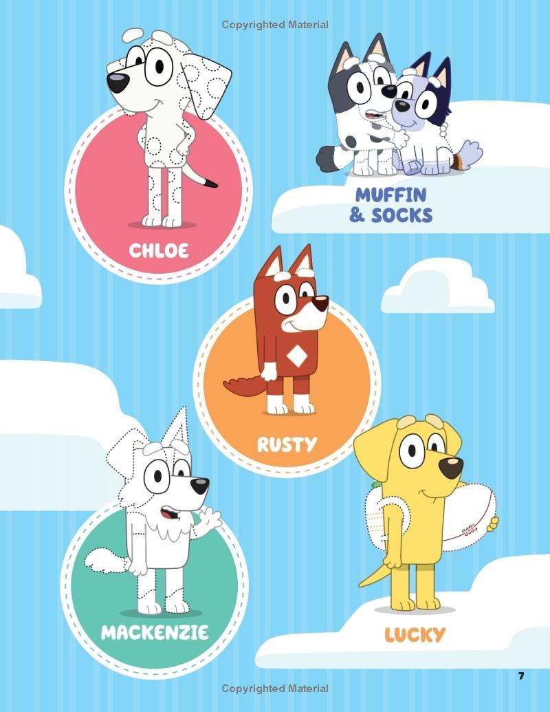 Sách ngoại văn: Bluey: Time to Play Sticker Activity