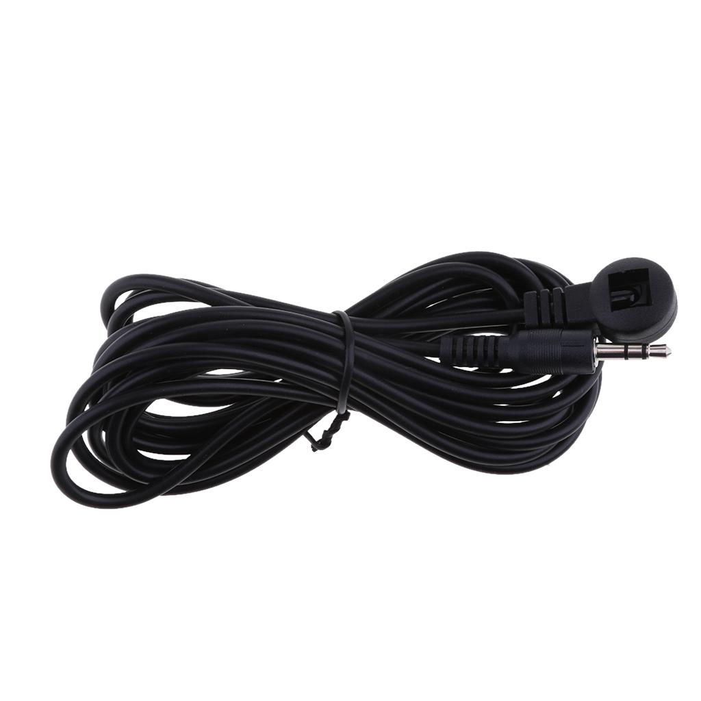 Cheap 9.8Ft IR Emitter Cable 3.5mm Male Receiver Extension Cable Black Easy Using LED Lighting