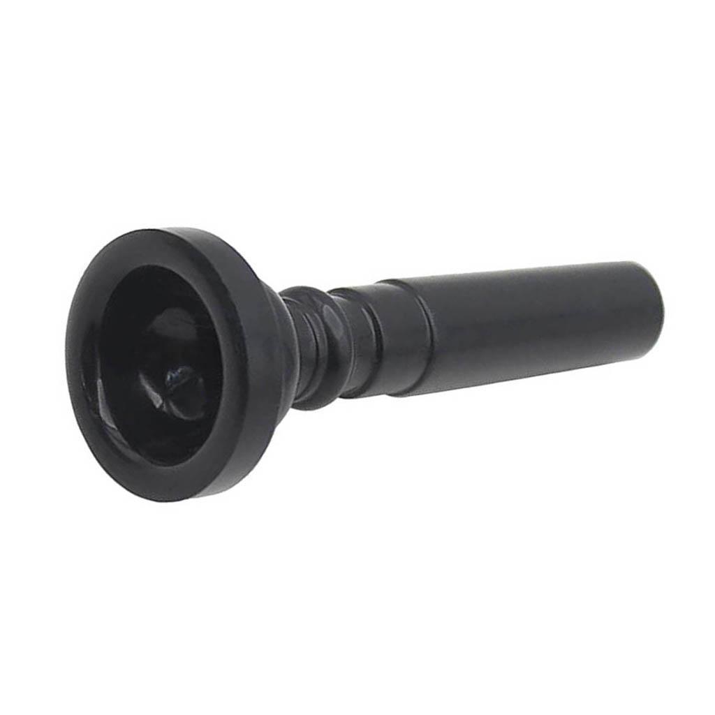 2X ABS  Trumpet Mouthpiece for Trumpet Accessories Black