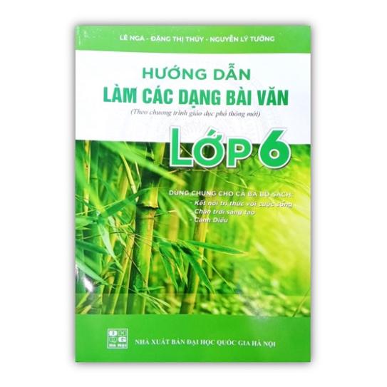 Sách - Combo 2 cuốn Hướng dẫn làm bài kiểm tra định kì + Hướng dẫn làm các dạng bài văn lớp 6