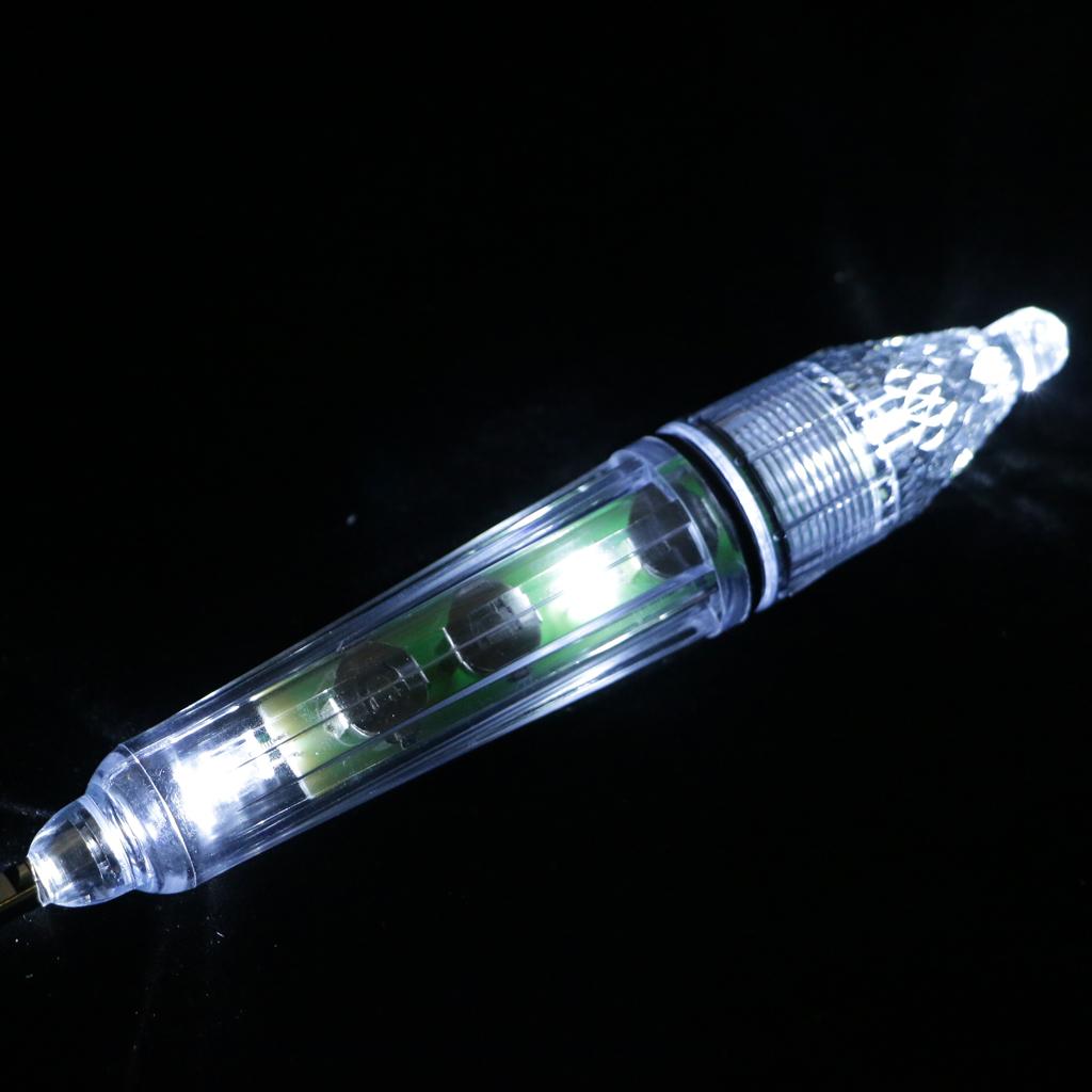 Deep Drop Fishing Lure Light Underwater Night Fishing Decoy Light White