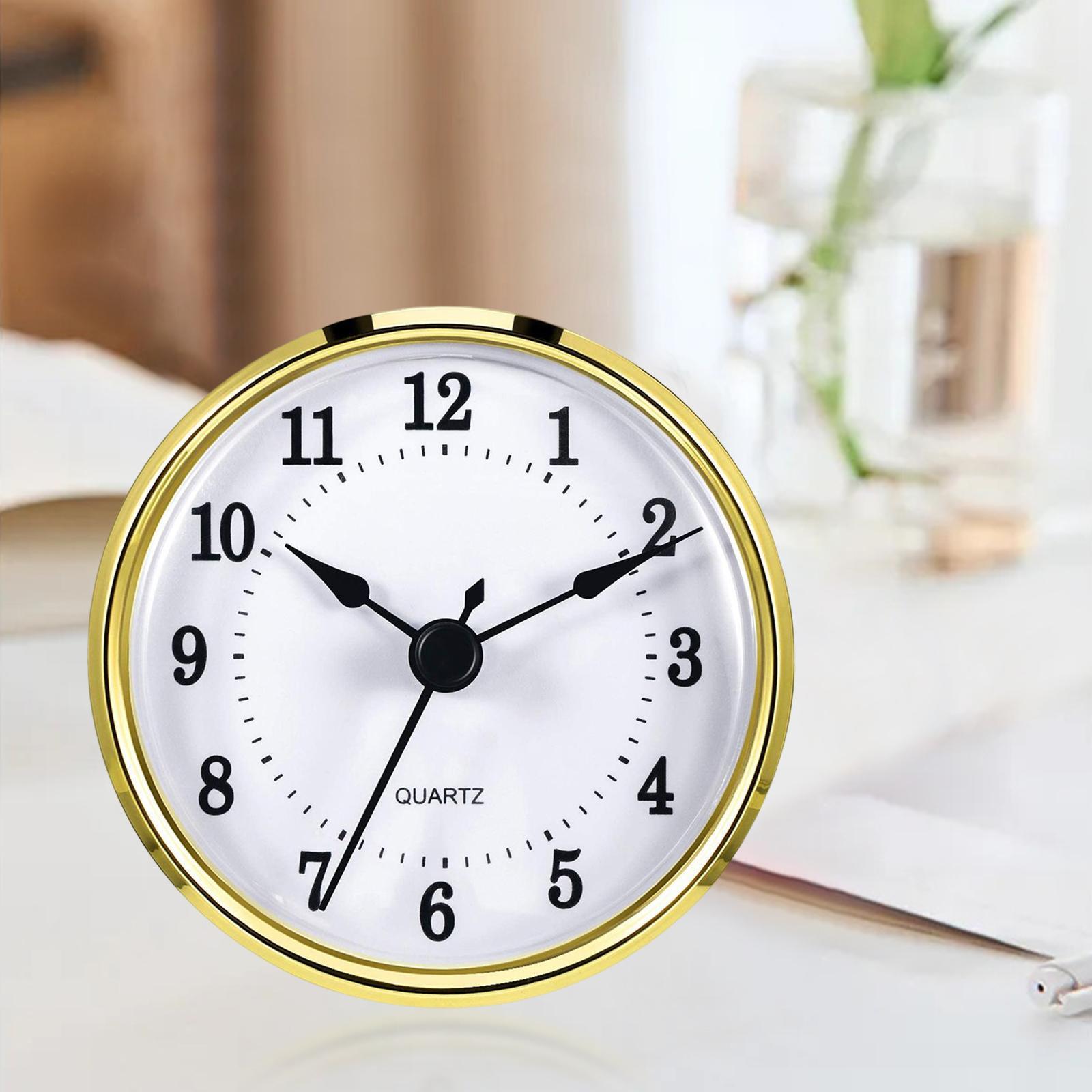 3-1/8 inch Clock Insert Round for Home Wall
