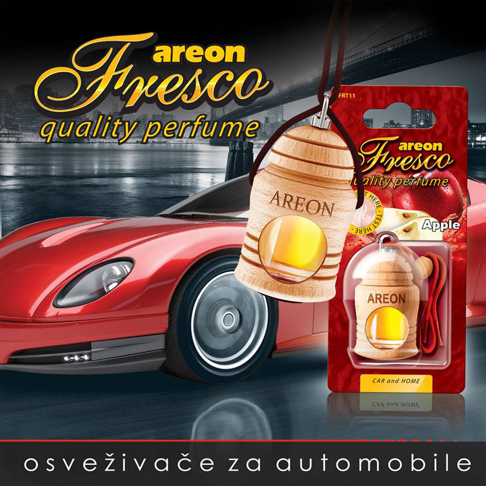 Tinh dầu treo xe ô tô Areon hương táo – Areon Fresco Apple