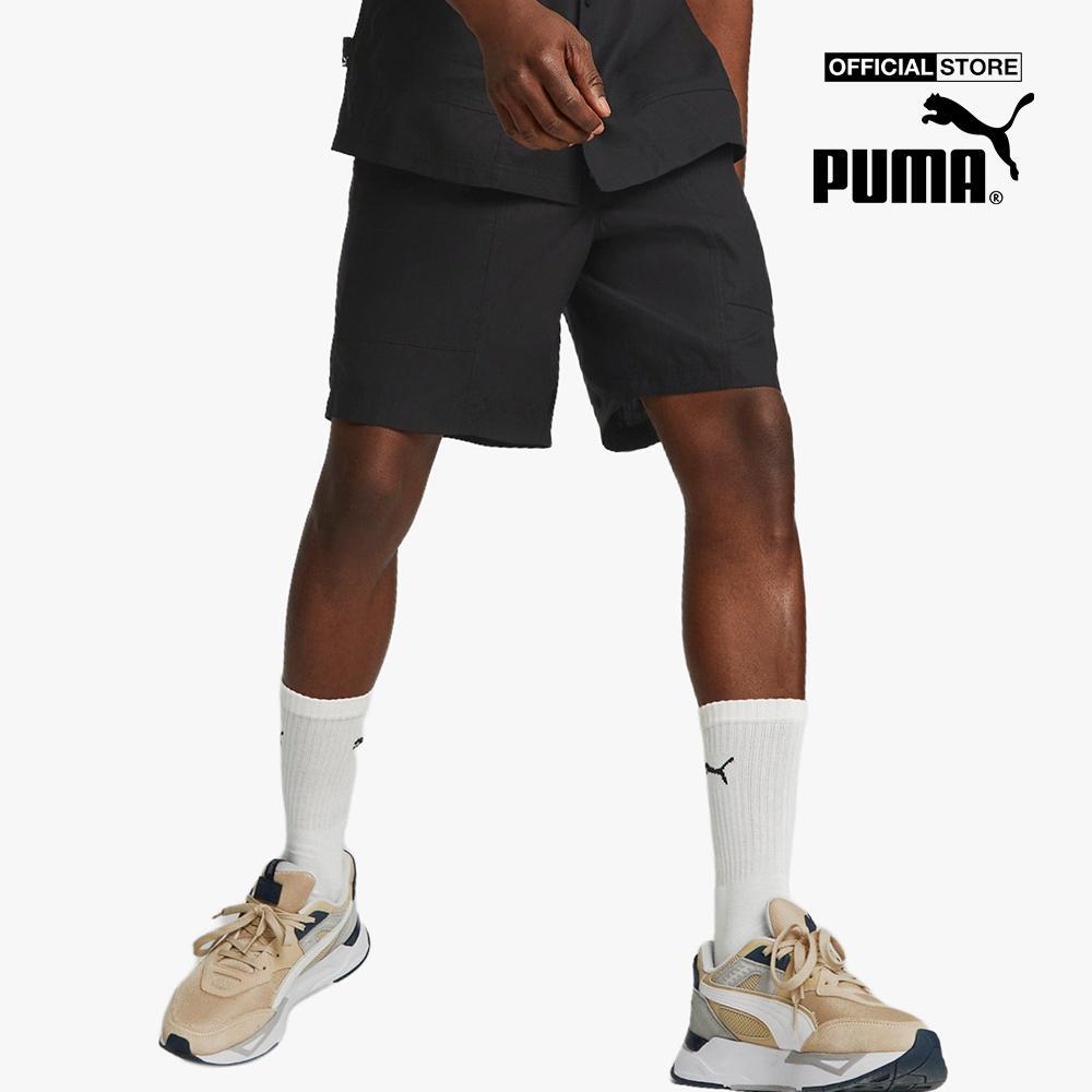 PUMA - Quần shorts tập luyện nam lưng thun Downtown538253-0