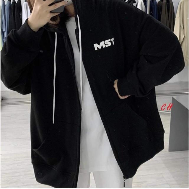 ♕Áo khoác in chữ MISSOUT lưng CH11