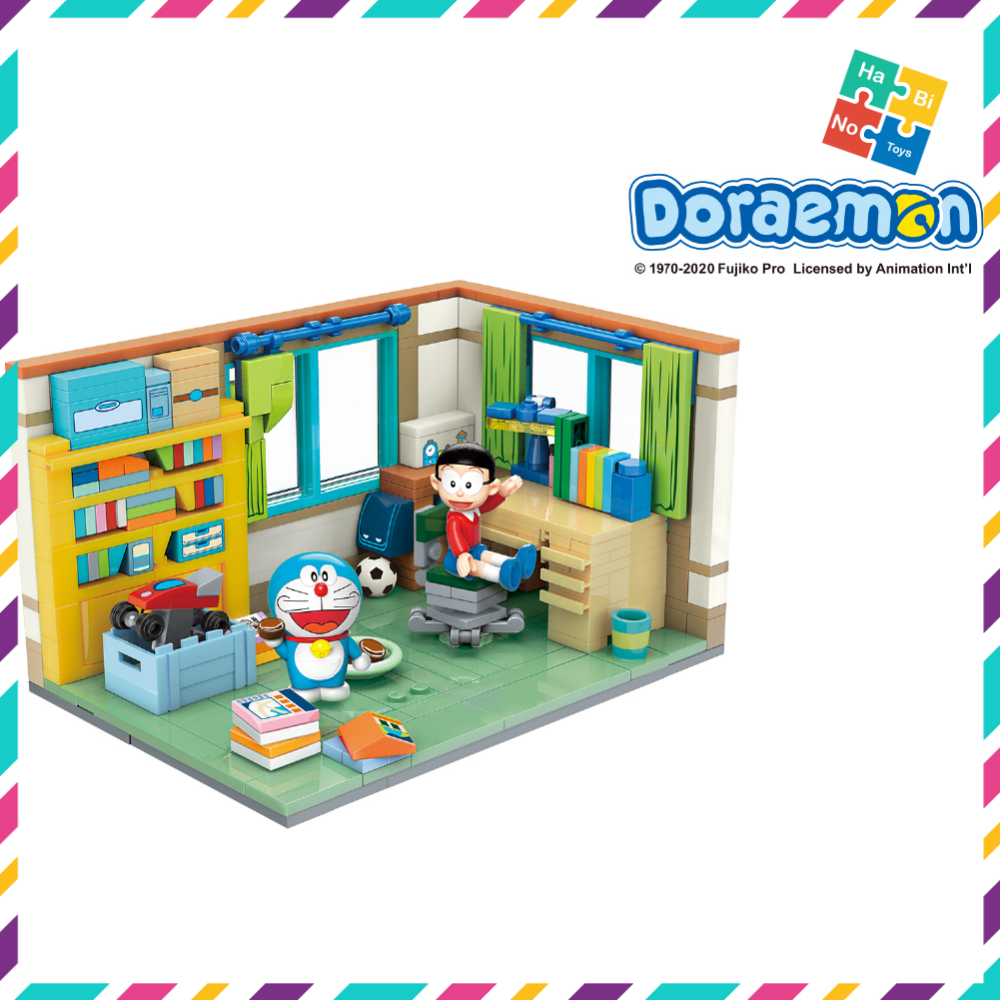 Đồ Chơi Xếp Hình Lắp Ráp Doraemon Keeppley K20402 Phòng Của Nobita