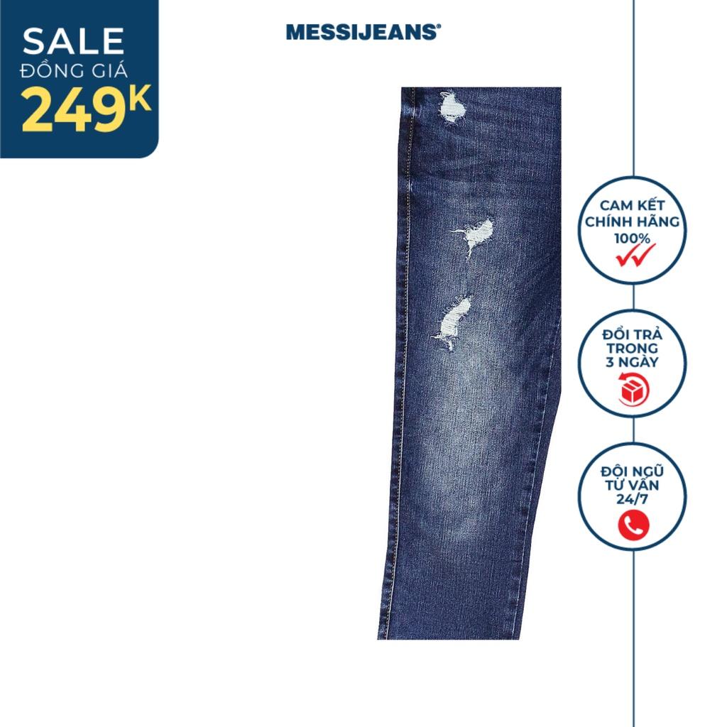 Quần jeans lửng nữ kiểu ống ôm MESSI SJW-746-18