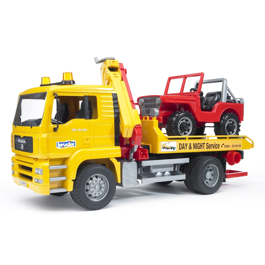 Đồ Chơi BRUDER Dạng Mô Hình Theo Tỷ Lệ Thu Nhỏ 1:16 Xe Cứu Hộ Man T BRU02750