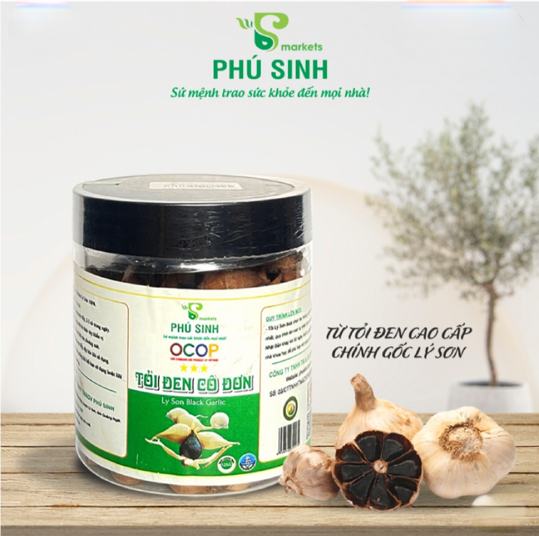 [OCOP] Tỏi đen cô đơn hộp 125gram