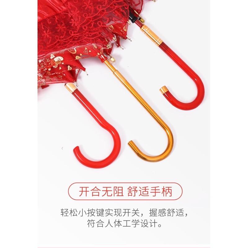Dù cưới thêu phụng hoàng