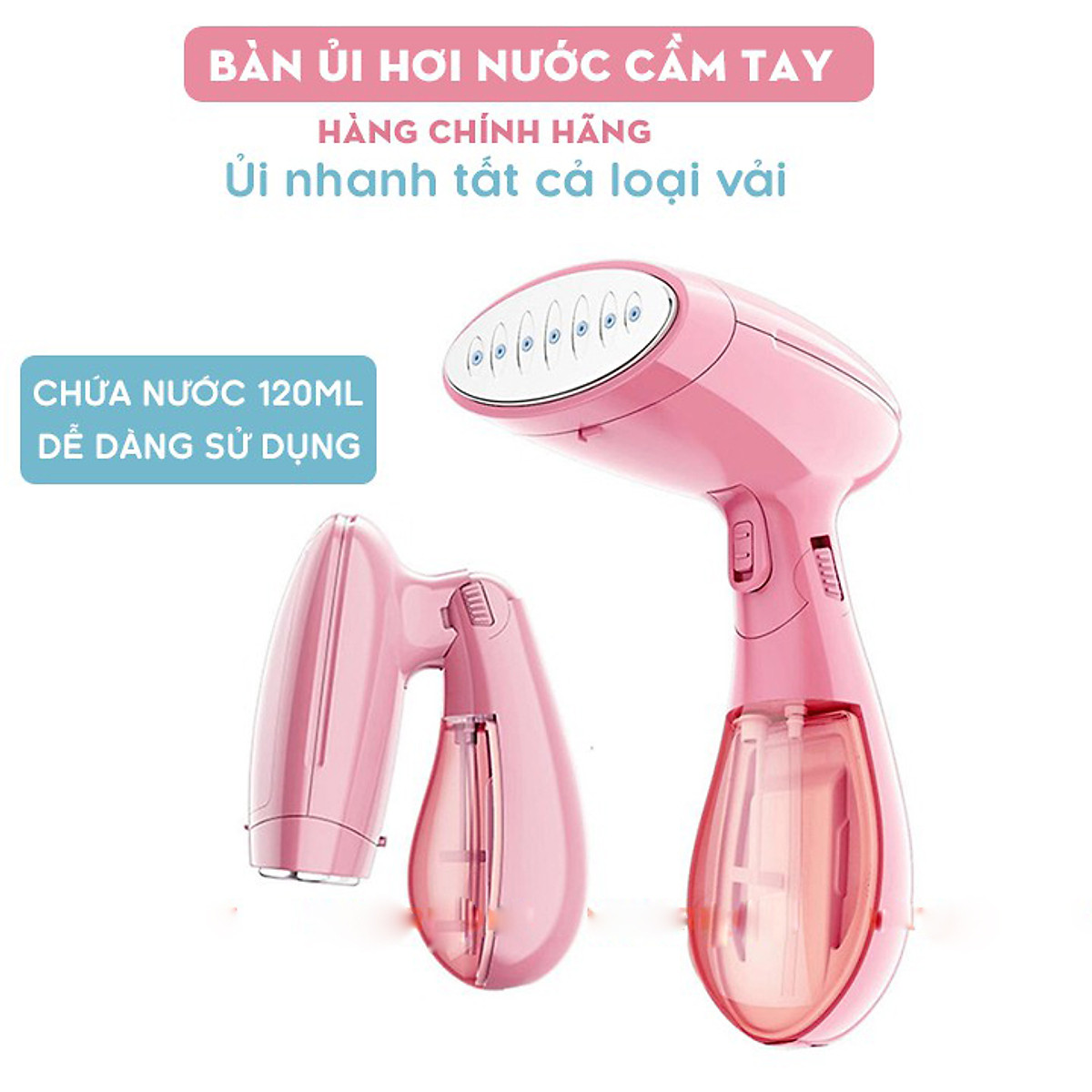 Bàn ủi hơi nước cầm tay gấp gọn - Hàng chính hãng