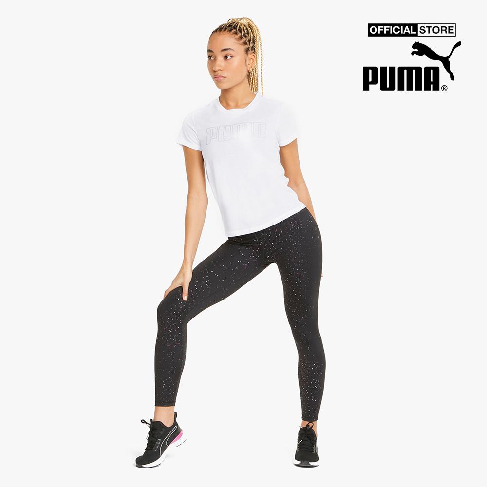 PUMA - Áo thun thể thao nữ tay ngắn Stardust Crystalline Training 521374