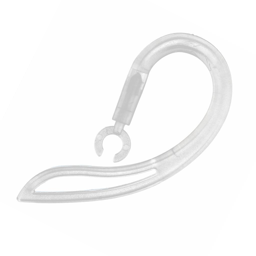 3 Pcs Earhook Ear Loop Clip For Universal Bluetooth Headset 5.0mm 6.0mm 7.0 mm (Clear)