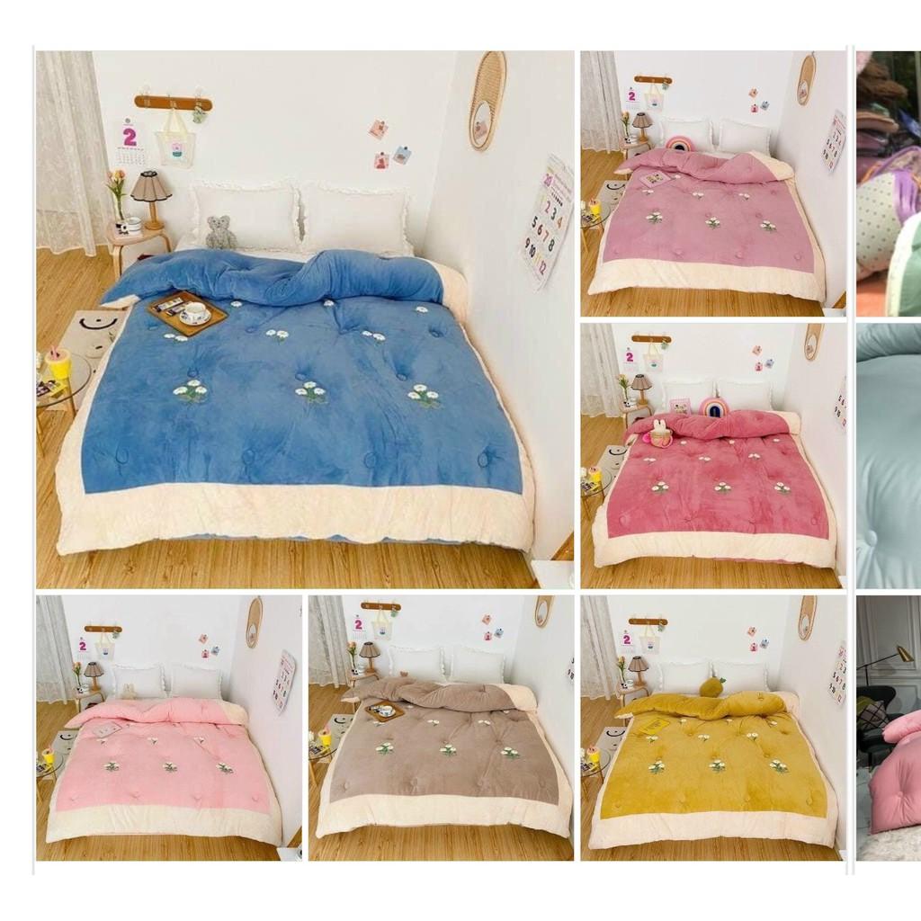 Chăn Lông Thỏ Đại Hàn 4.5 Kg Siêu Dày Siêu Ấm mẫu mới nhất 2020