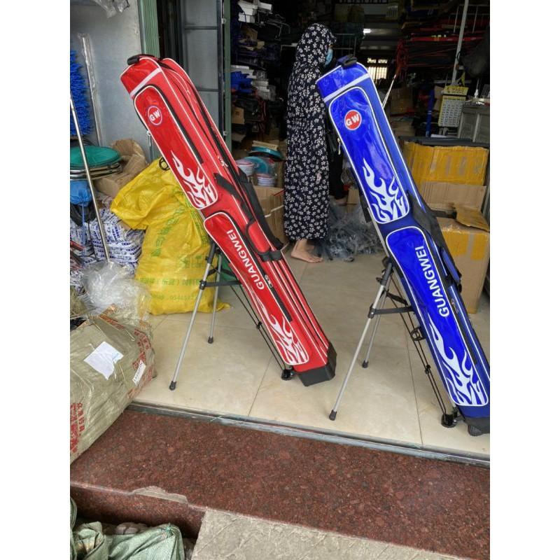 Bao đựng cần cứng có chân 3 ngăn và 2 ngăn