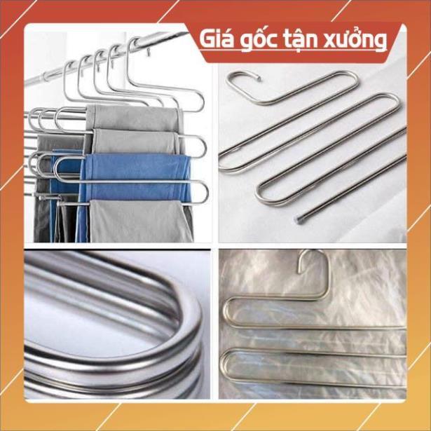 Móc quần áo 5 tầng thông minh loại 1 INOX