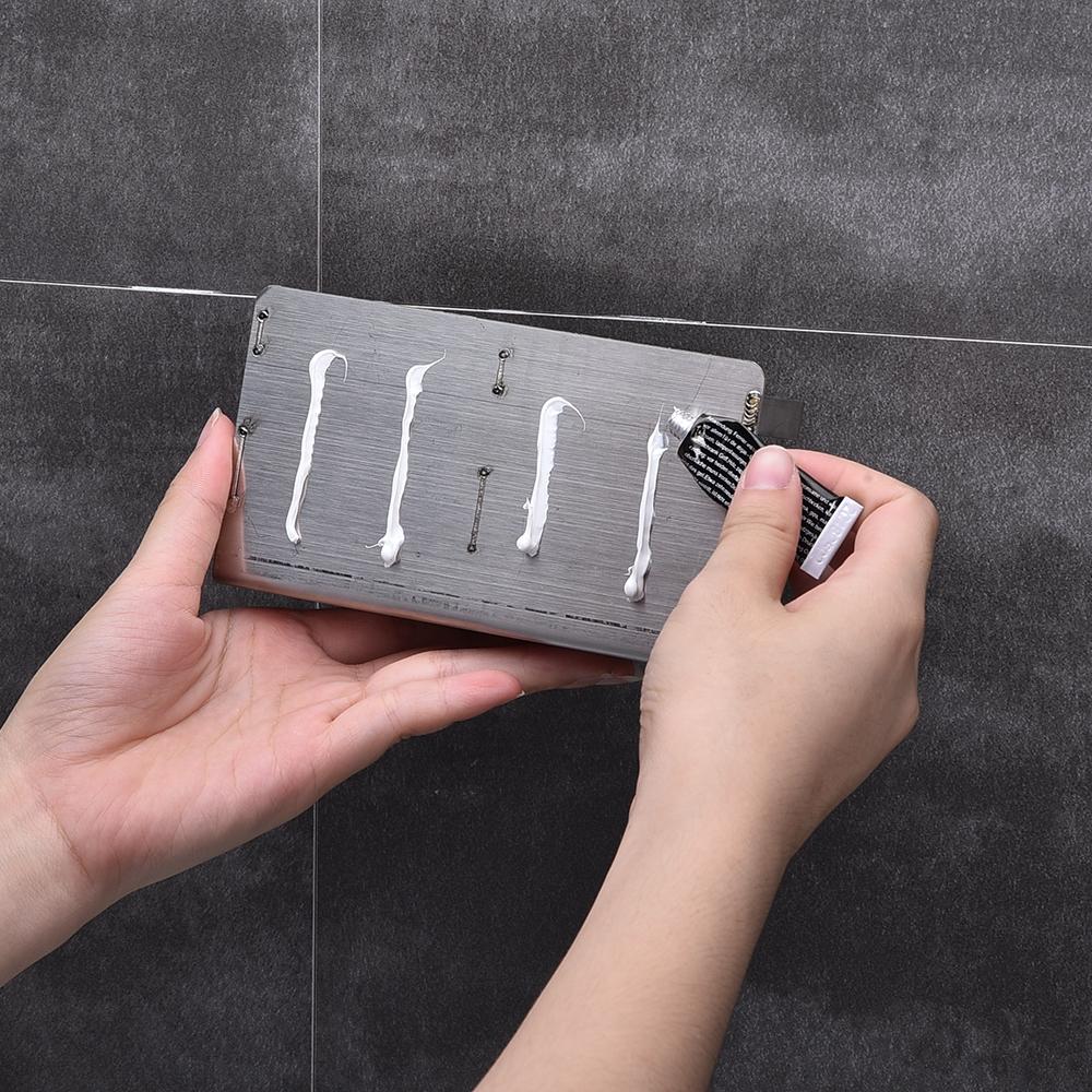 Giá đỡ bàn chải đánh răng 3 trong 1, bằng thép không gỉ SUS 304 vững chắc, hợp vệ sinh