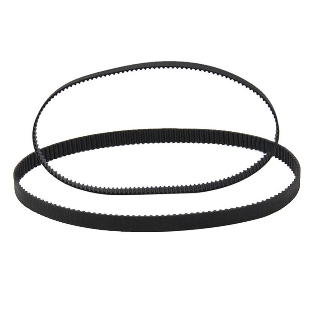 2x Various Size GT2 2mm Pitch 6mm Wide Synchronous Timing Belt 3D Printer Parts - Black, 400mm