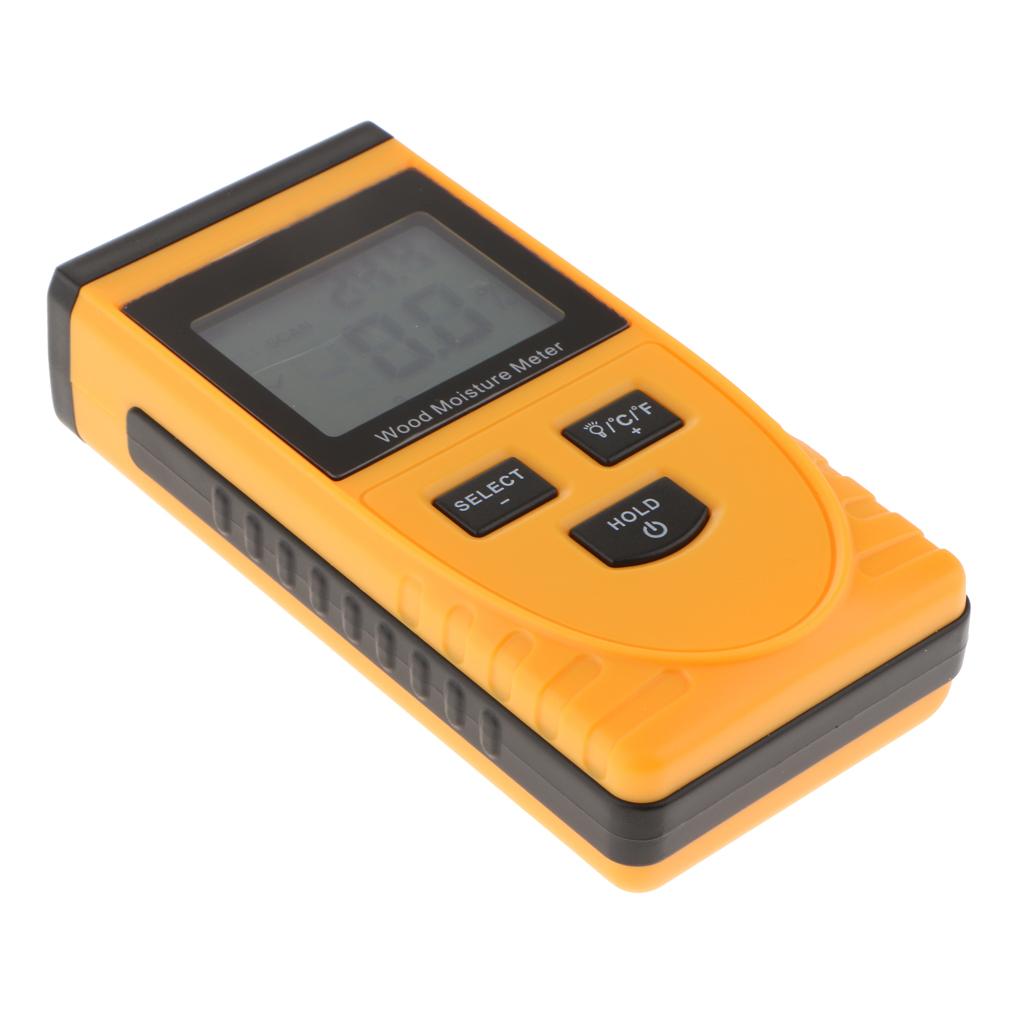 GM630 LCD Digital Wood Moisture Meter Humidity Meter Damp Detector Tester