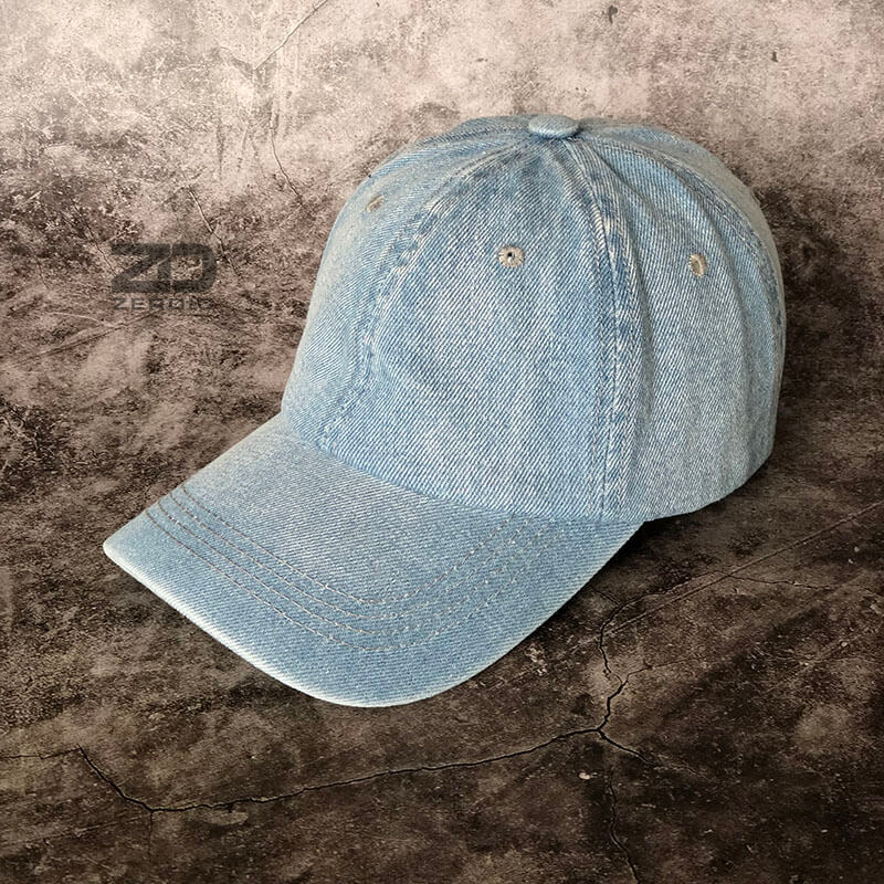 Mũ lưỡi trai, Nón kết jean nam nữ classic M158 thời trang cao cấp màu xanh nhạt