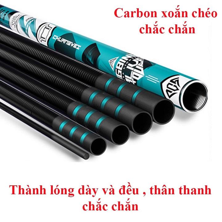 Cần Câu Tay 6H 5H 4H Cần Câu Đài ChuangWei Cao Cấp Tặng Kèm Ngọn và Nhẫn CC1